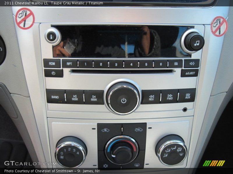 Taupe Gray Metallic / Titanium 2011 Chevrolet Malibu LS