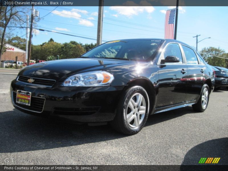 Black / Ebony 2010 Chevrolet Impala LS