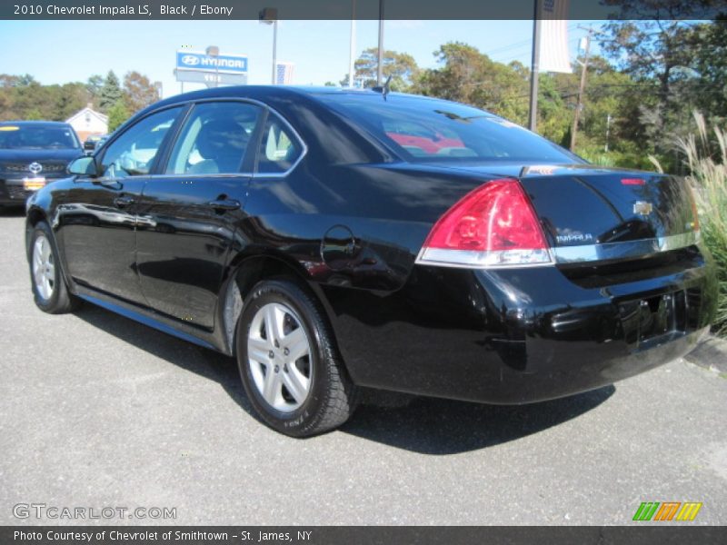 Black / Ebony 2010 Chevrolet Impala LS