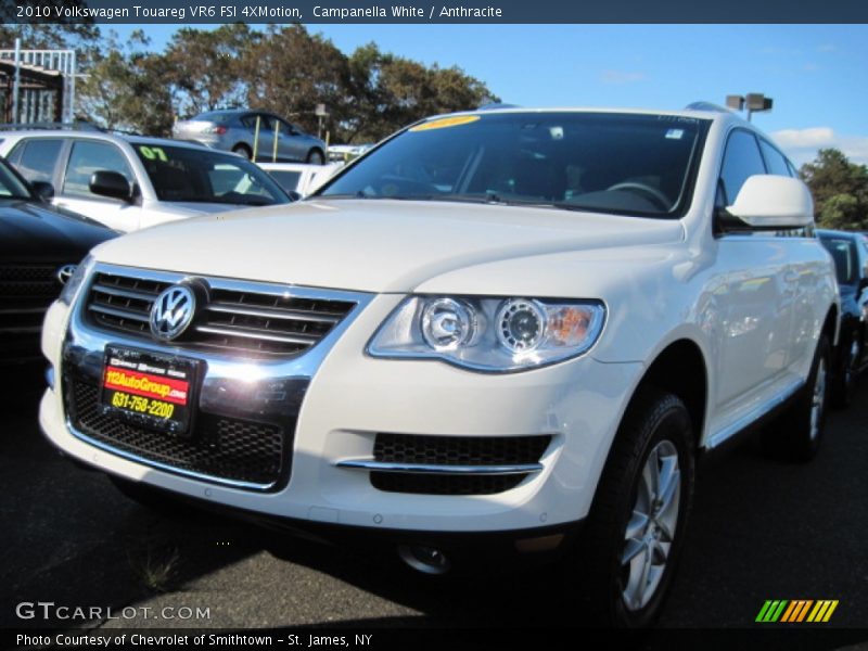 Campanella White / Anthracite 2010 Volkswagen Touareg VR6 FSI 4XMotion