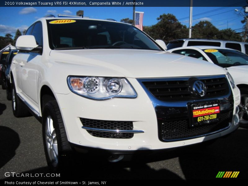 Campanella White / Anthracite 2010 Volkswagen Touareg VR6 FSI 4XMotion