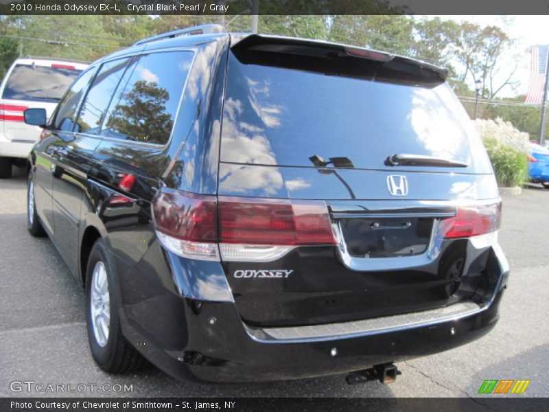 Crystal Black Pearl / Gray 2010 Honda Odyssey EX-L