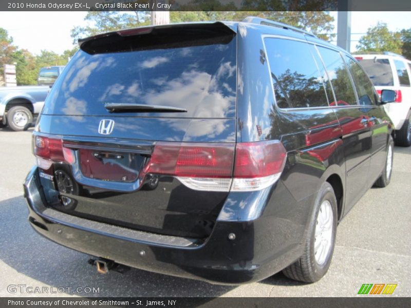 Crystal Black Pearl / Gray 2010 Honda Odyssey EX-L