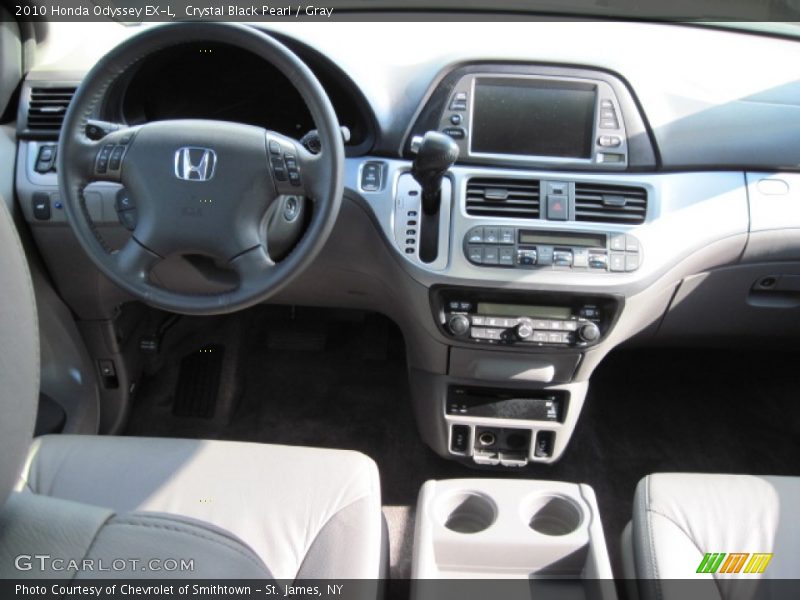 Crystal Black Pearl / Gray 2010 Honda Odyssey EX-L