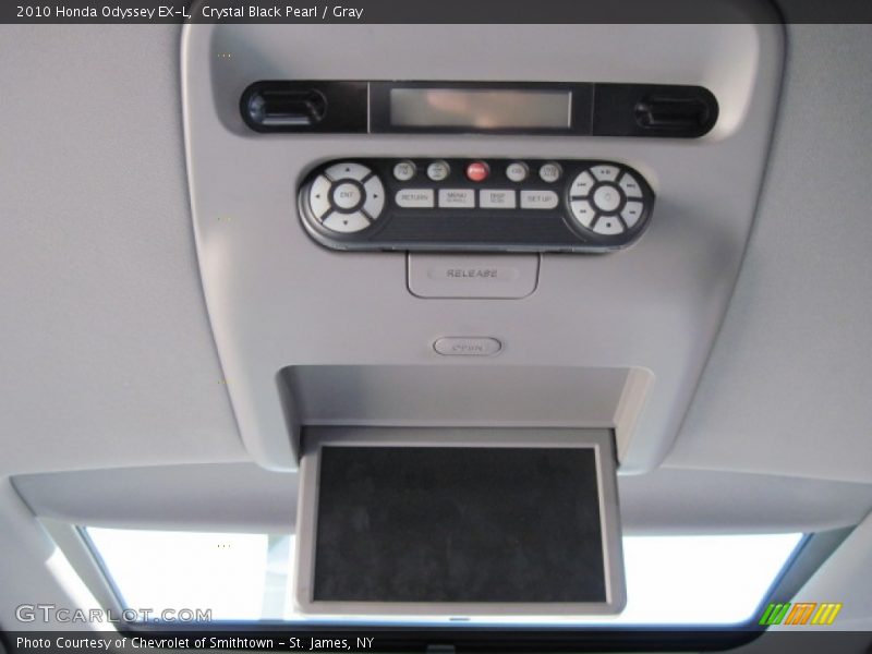 Crystal Black Pearl / Gray 2010 Honda Odyssey EX-L