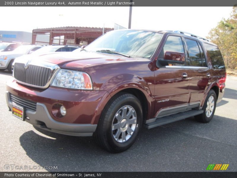 Autumn Red Metallic / Light Parchment 2003 Lincoln Navigator Luxury 4x4