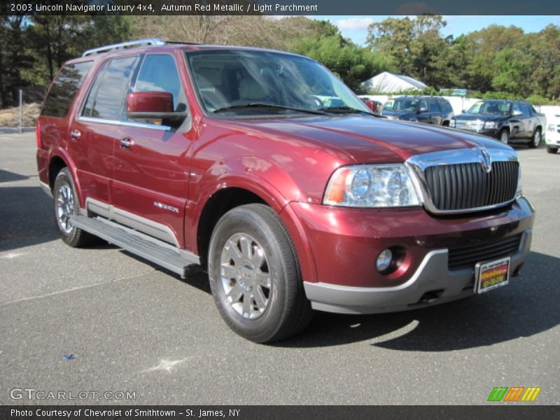 Autumn Red Metallic / Light Parchment 2003 Lincoln Navigator Luxury 4x4