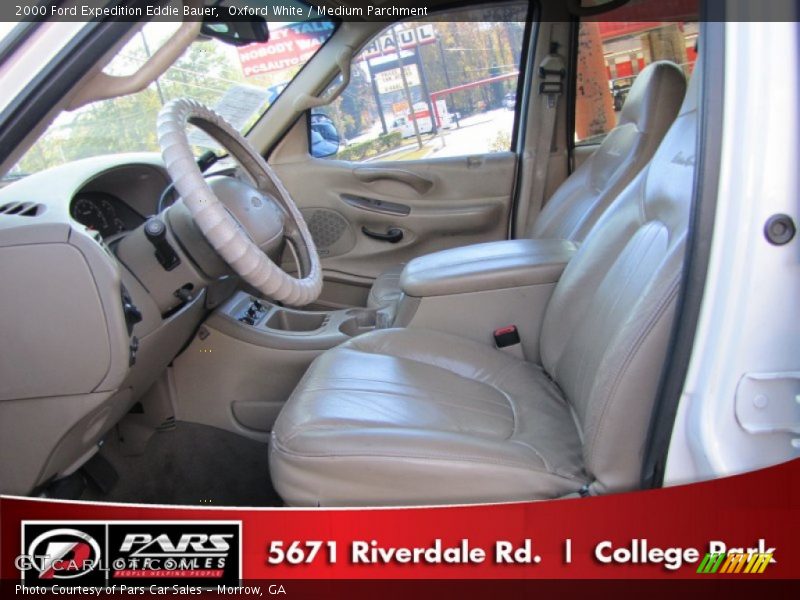 Oxford White / Medium Parchment 2000 Ford Expedition Eddie Bauer