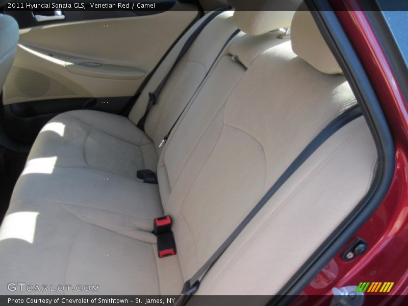 Venetian Red / Camel 2011 Hyundai Sonata GLS