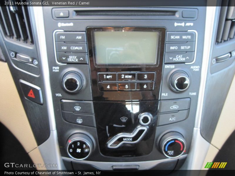 Venetian Red / Camel 2011 Hyundai Sonata GLS