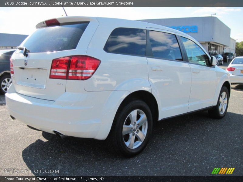 Stone White / Dark Slate Gray/Light Graystone 2009 Dodge Journey SXT