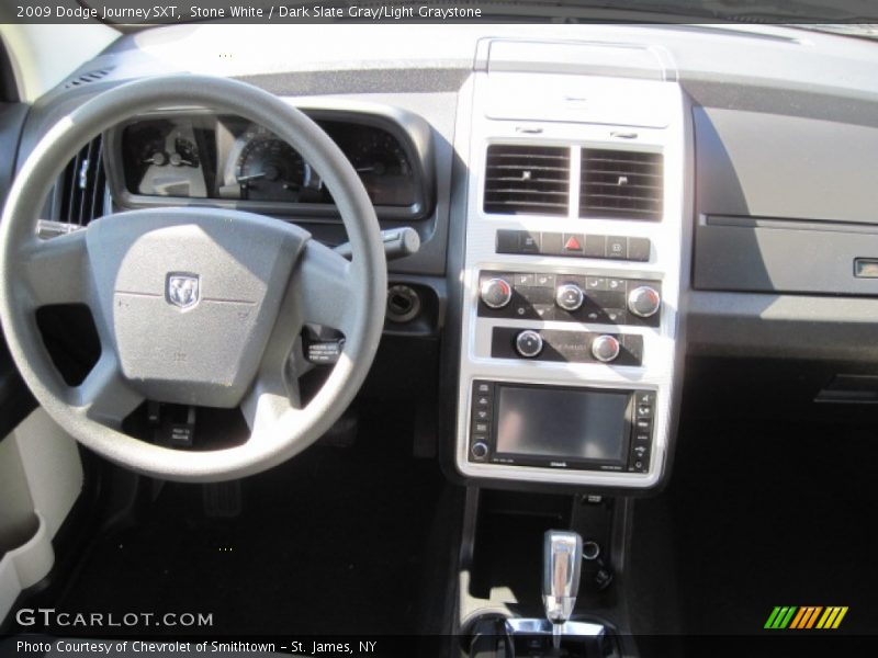 Stone White / Dark Slate Gray/Light Graystone 2009 Dodge Journey SXT