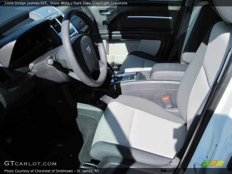 Stone White / Dark Slate Gray/Light Graystone 2009 Dodge Journey SXT