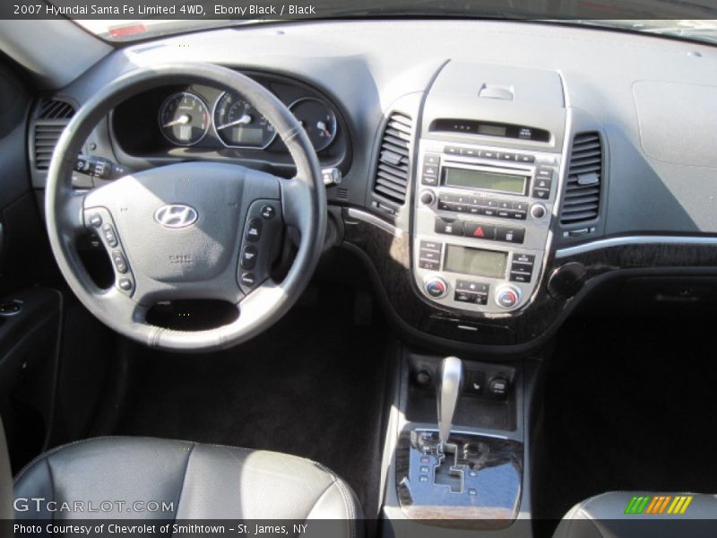 Ebony Black / Black 2007 Hyundai Santa Fe Limited 4WD