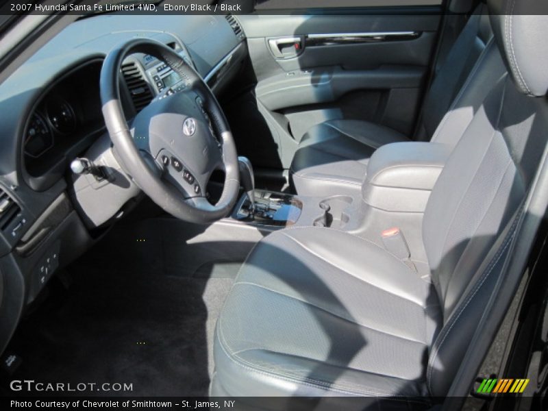 Ebony Black / Black 2007 Hyundai Santa Fe Limited 4WD