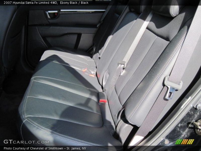 Ebony Black / Black 2007 Hyundai Santa Fe Limited 4WD