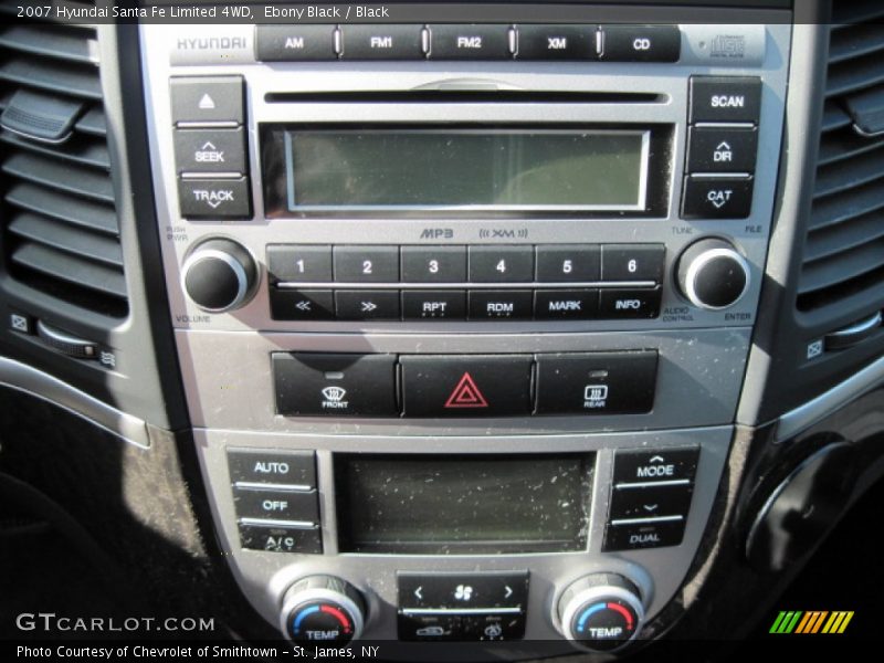 Ebony Black / Black 2007 Hyundai Santa Fe Limited 4WD