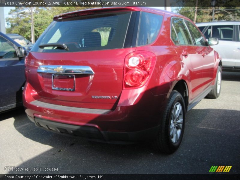 Cardinal Red Metallic / Jet Black/Light Titanium 2010 Chevrolet Equinox LS AWD