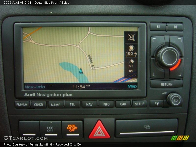 Navigation of 2006 A3 2.0T