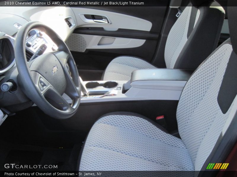 Cardinal Red Metallic / Jet Black/Light Titanium 2010 Chevrolet Equinox LS AWD