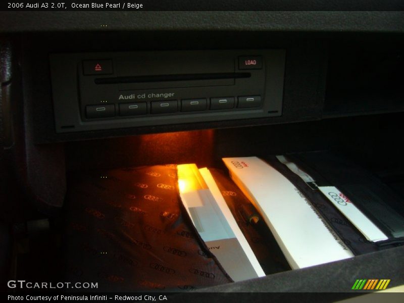 Ocean Blue Pearl / Beige 2006 Audi A3 2.0T