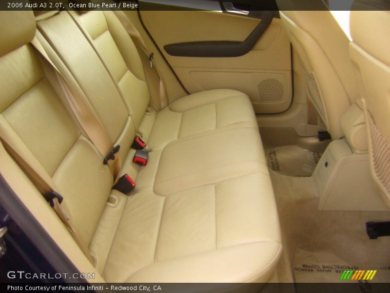 Ocean Blue Pearl / Beige 2006 Audi A3 2.0T