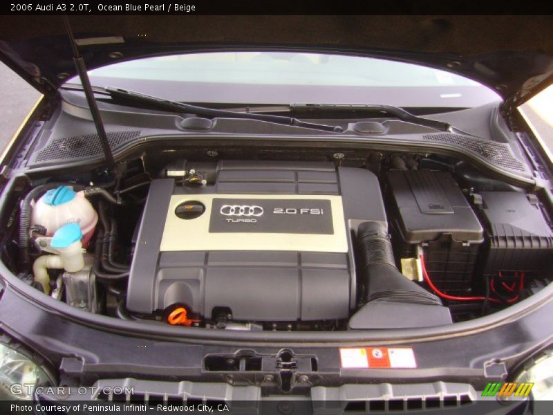 2006 A3 2.0T Engine - 2.0 Liter FSI Turbocharged DOHC 16-Valve 4 Cylinder