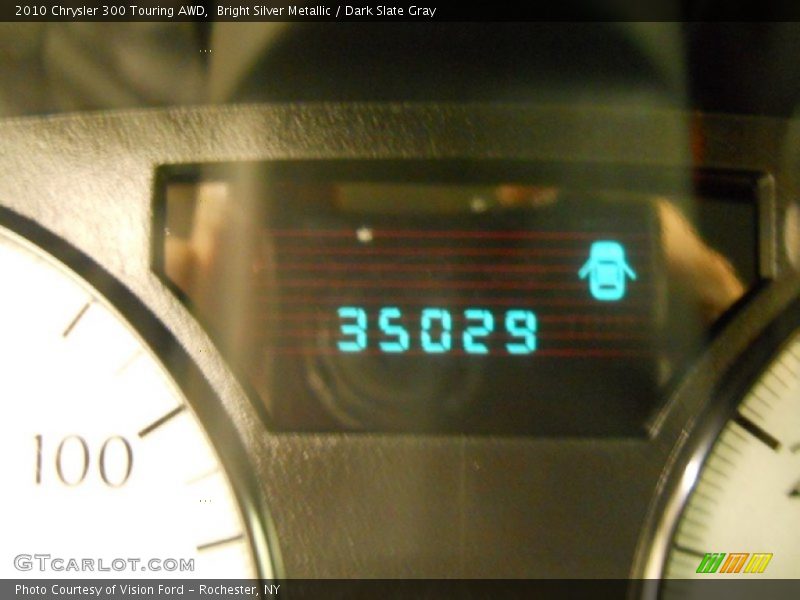 Bright Silver Metallic / Dark Slate Gray 2010 Chrysler 300 Touring AWD