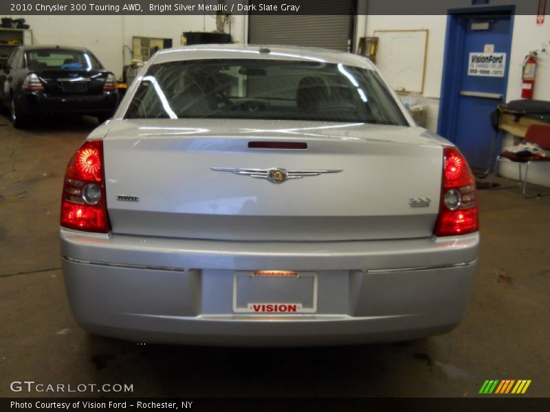 Bright Silver Metallic / Dark Slate Gray 2010 Chrysler 300 Touring AWD