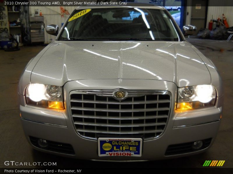 Bright Silver Metallic / Dark Slate Gray 2010 Chrysler 300 Touring AWD