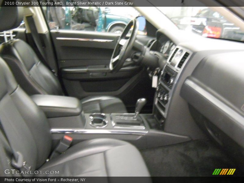 Bright Silver Metallic / Dark Slate Gray 2010 Chrysler 300 Touring AWD