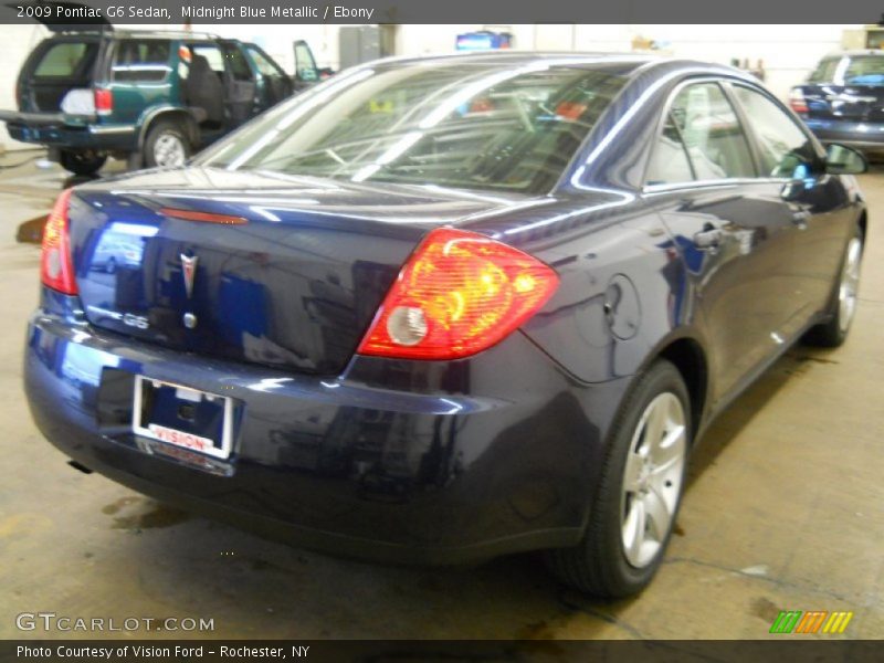 Midnight Blue Metallic / Ebony 2009 Pontiac G6 Sedan