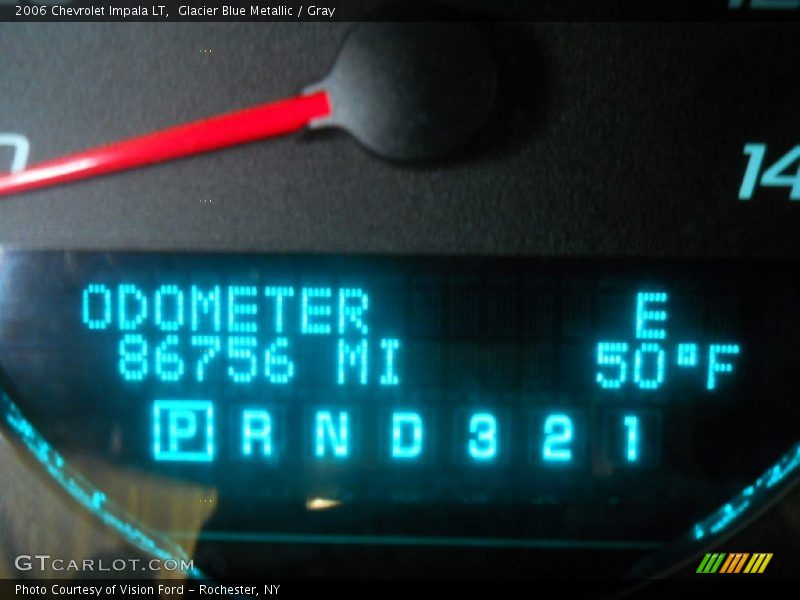 Glacier Blue Metallic / Gray 2006 Chevrolet Impala LT