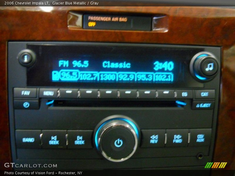 Glacier Blue Metallic / Gray 2006 Chevrolet Impala LT