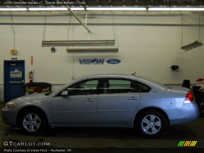 Glacier Blue Metallic / Gray 2006 Chevrolet Impala LT