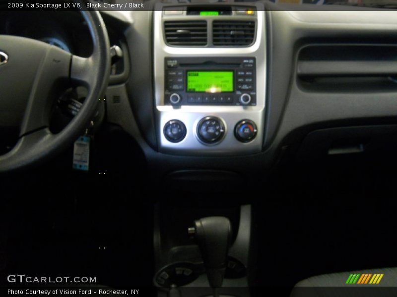 Black Cherry / Black 2009 Kia Sportage LX V6