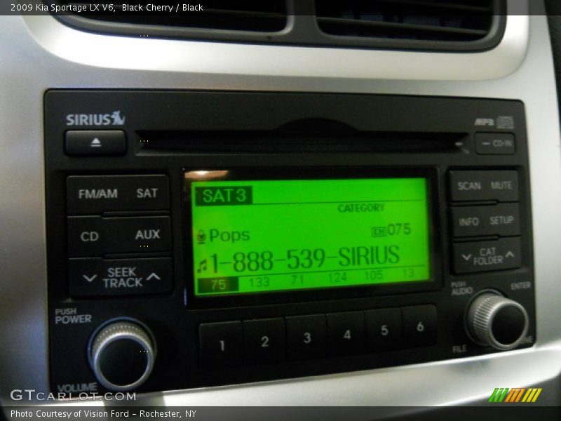 Black Cherry / Black 2009 Kia Sportage LX V6