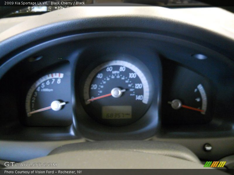 Black Cherry / Black 2009 Kia Sportage LX V6