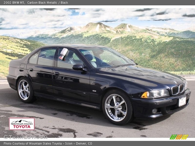 Carbon Black Metallic / Black 2002 BMW M5