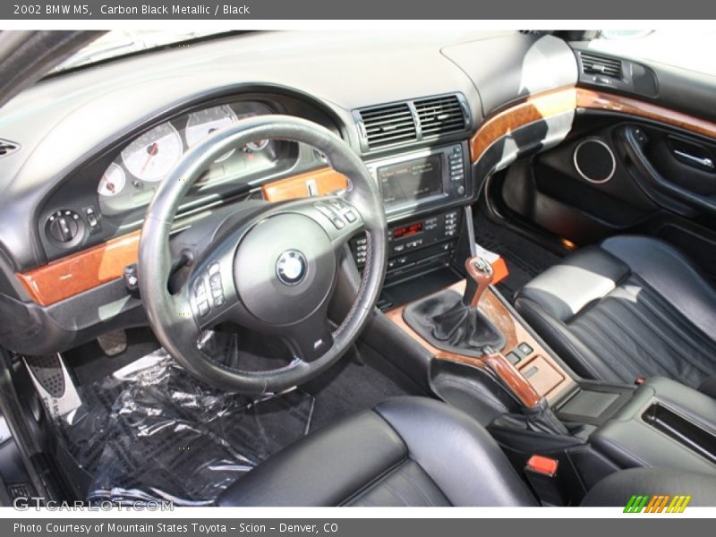 Black Interior - 2002 M5  