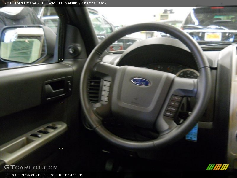 Gold Leaf Metallic / Charcoal Black 2011 Ford Escape XLT
