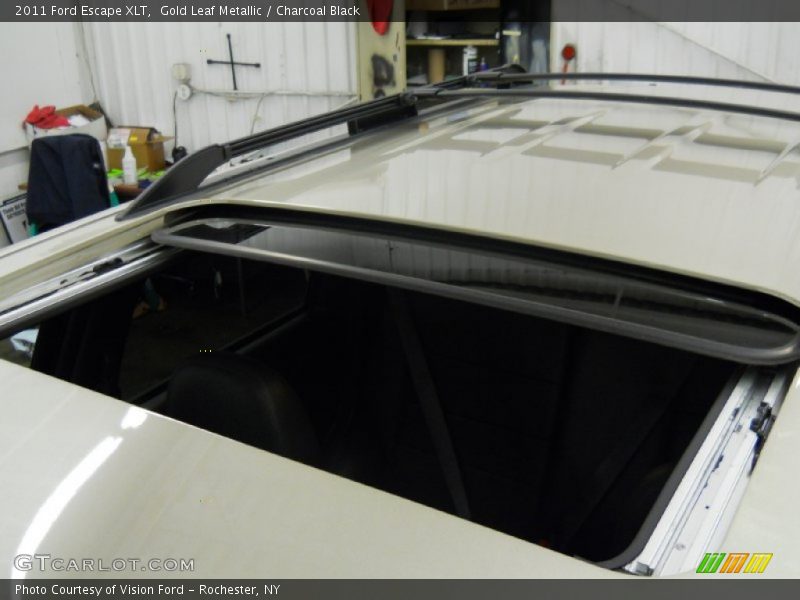 Gold Leaf Metallic / Charcoal Black 2011 Ford Escape XLT