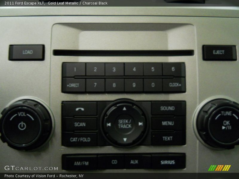 Gold Leaf Metallic / Charcoal Black 2011 Ford Escape XLT