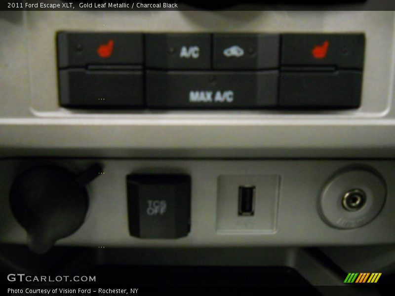 Gold Leaf Metallic / Charcoal Black 2011 Ford Escape XLT