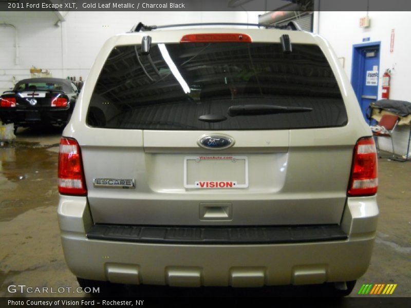 Gold Leaf Metallic / Charcoal Black 2011 Ford Escape XLT