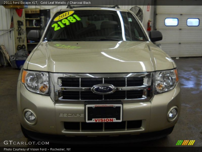 Gold Leaf Metallic / Charcoal Black 2011 Ford Escape XLT