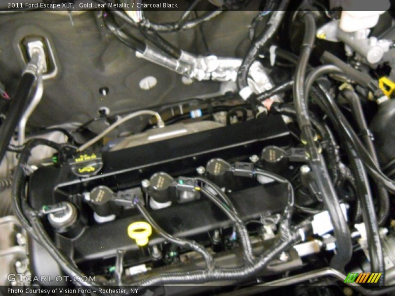 Gold Leaf Metallic / Charcoal Black 2011 Ford Escape XLT