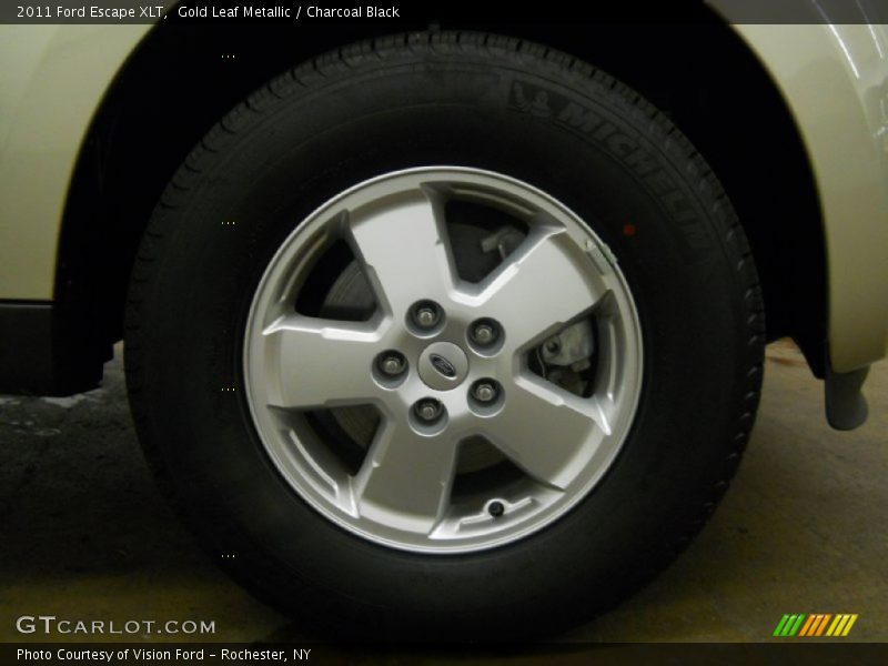 Gold Leaf Metallic / Charcoal Black 2011 Ford Escape XLT