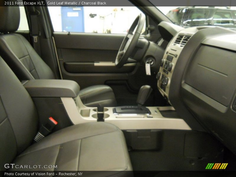 Gold Leaf Metallic / Charcoal Black 2011 Ford Escape XLT