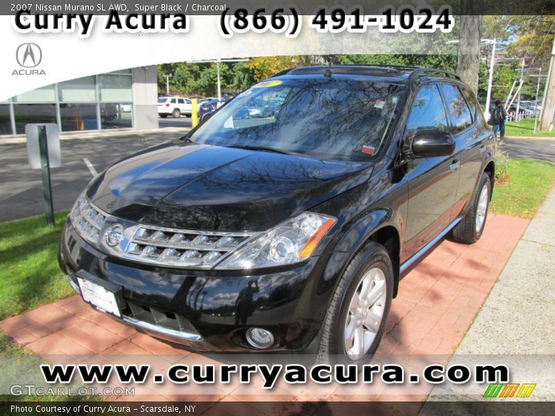 Super Black / Charcoal 2007 Nissan Murano SL AWD